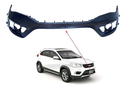 Parachoque Frontal Superior Chery Tiggo 2 17-21 Para Pintar