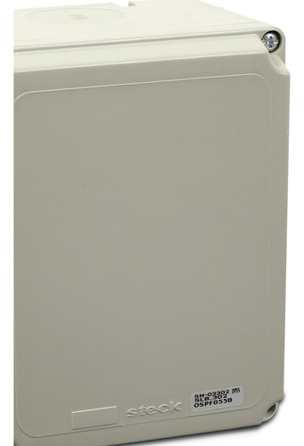 Caixa Passagem Light 107x135x86mm Cega Ip55 Steck