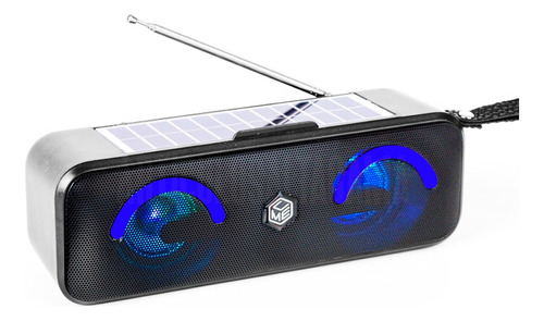 Parlante Bluetooth Portatil Usb Microsd Radio Fm Panel Solar