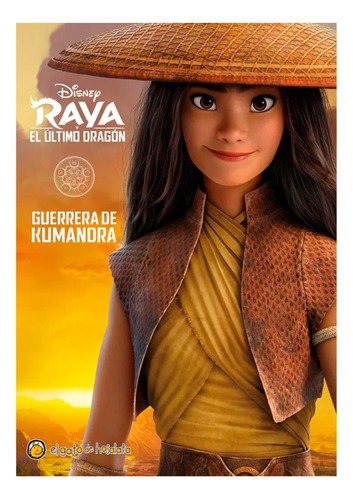 Libro Disney Raya Y El Último Dragón Guerrera De Kumandra