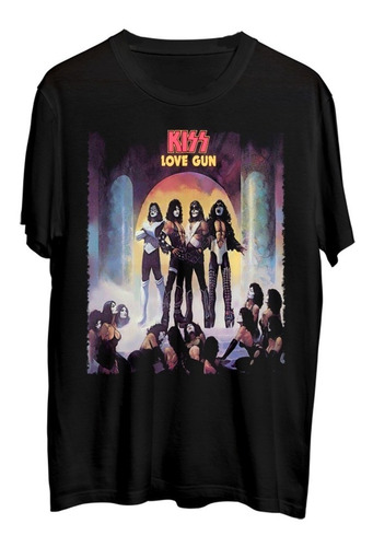 Kiss . Love Gun .  Rock . Polera . Mucky