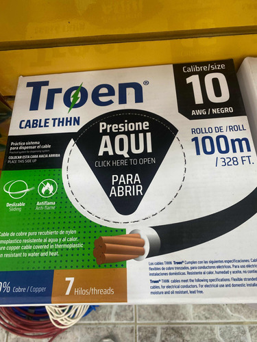 Cable Número 10 Troen