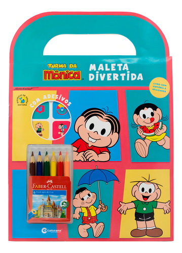 Maleta Divertida - Turma Da Mônica: Divirta-se E Aprenda Com A Turma Da Mônica No Bairro Do Limoeiro! Leia A Históri, De Mauricio De Souza. Editora Culturama, Capa Mole Em Português, 2022