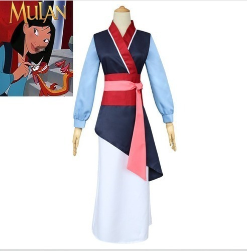 De Para Cos Disney Princesas Halloween Mulan Niña Disfraz De