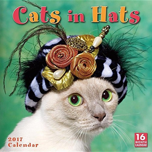 Cats In Hats 2017 Wall Calendar