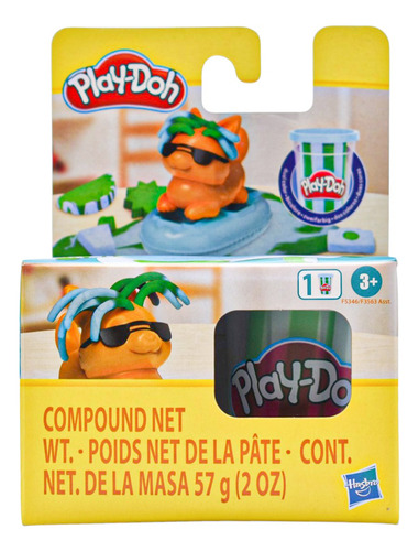 Play-doh Pack 3 Moldes De Animales 171 G Hasbro Color Multicolor