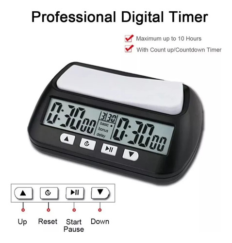 Reloj De Ajedrez Digital Compacto