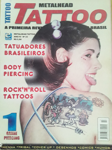 Pl272c Revista Metalhead Tattoo Nº23