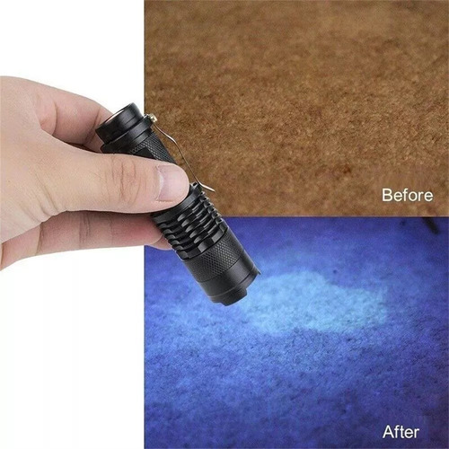 X2 Linterna Luz Ultravioleta Linternas Recargables Linterna