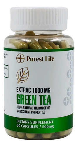 Extracto De Té Verde Termogénico Antioxidante Natural 60cáps