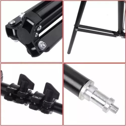 Tripé Branco Profissional Celular Câmera Ring Ligth Youtub