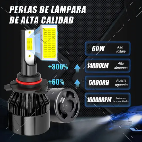 Cd- Kit Faros Luz Led 9005 H11 H10 14000lm Para Ford