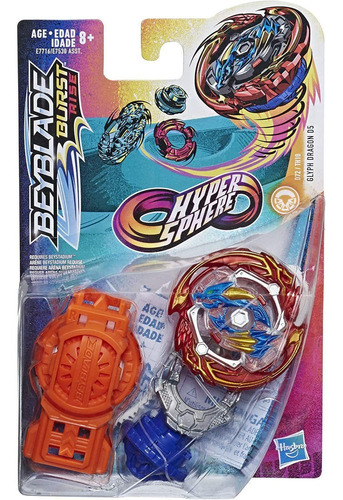 Beyblade Burst Rise Hypersphere Glyph Dragon D5 Hasbro