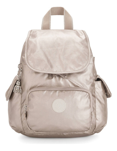 Mochila Urbana Kipling 622419 Color Metallic Glow Diseño Color Solido 9l