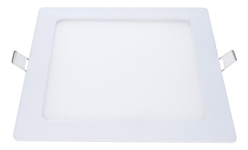 Plafon Painel Led Pop 18w Embutir Quadrado Branco Frio 6500K Bivolt 22x22 Avant