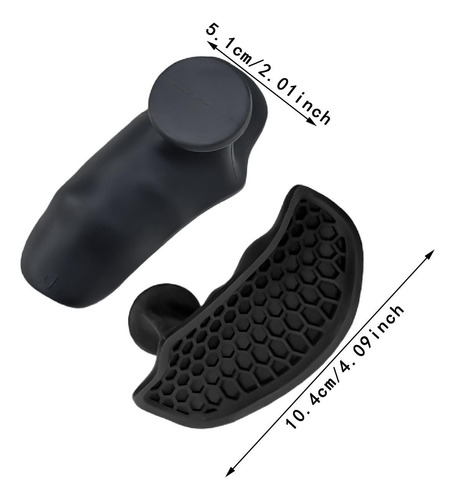 2 Piezas De Levantamiento De Pesas Empuñaduras De Negro