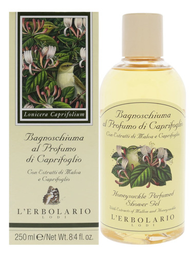 Lerbolario Honeysuckle Gel De Ducha Perfumado Para Gel De Du