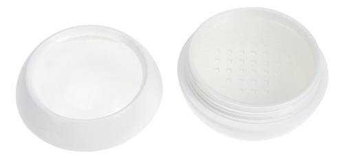 Caja De Polvo De Maquillaje Reutilizable, Contenedor De Polv