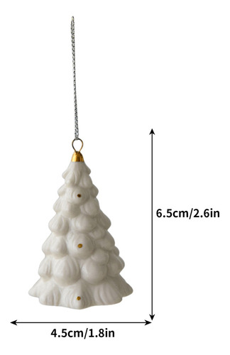 Nuevo Mini Adornos De Cedro De Árbol De Navidad De Cerámica