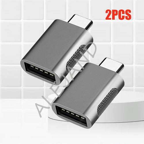 Adaptador Otg Tipo C A Usb Hembra 3.0 Type-c Universal 2 Pcs