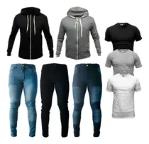 Comprar Combo Ropa Hombre Dos Camperas + Tres Jeans + Tres Remeras
