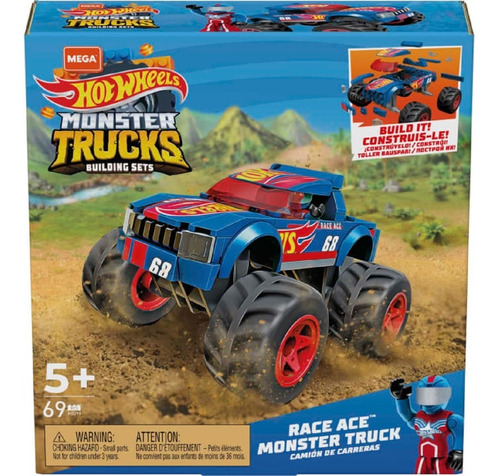 Hot Wheels Monster Truck Megacontrux Modelo Race Ace