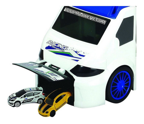 Majorette Camión Valija Porta 18 Autos + Pista Y Sonido