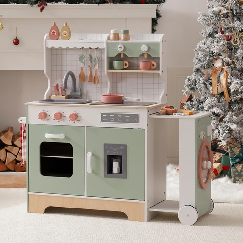 Juego De Cocina De Madera Robud Con Parrilla Y Accesorios