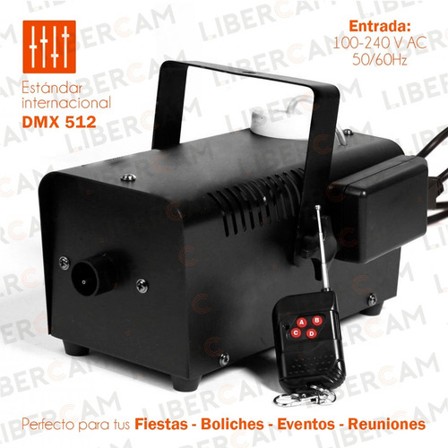 Imagen 5 de 10 de Maquina De Humo 600w C/control Inhalambrico