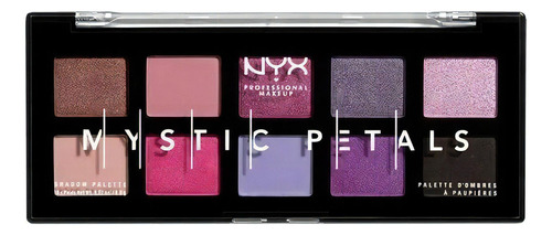 Paleta Mystic Petals Nyx Color de la sombra Midnight Orchid