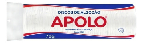 Algodão Em Discos Apolo Pacote 70g ( 3 Pacotes )