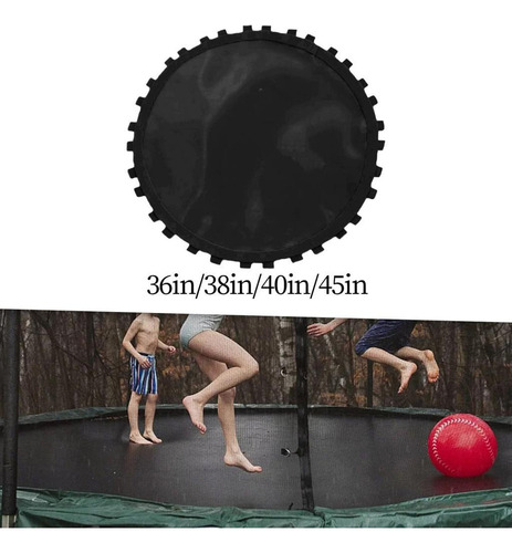 Mz Almohadilla De Trampolín, De Salto, 70cm Con 30 Hebillas