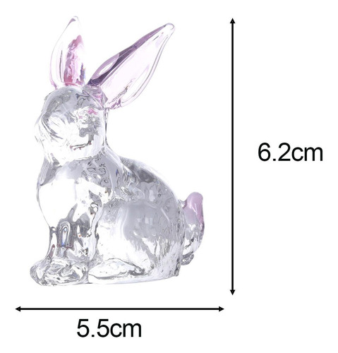 2 Figura De Conejo De Pascua, Escultura Elegante Para Rosa