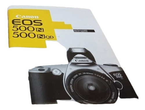 Librito Manual Canon Eos 500 N Original En Español - Nuevo!