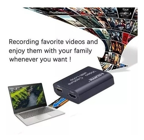 Hdmi Video Capture With Loop Out Usb 3.0 (sm-c7843hdmi)