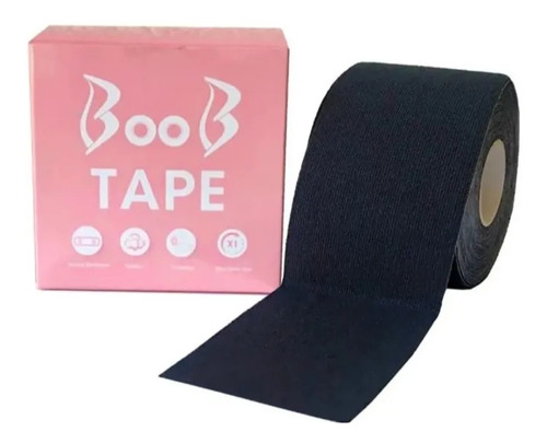 Boob Tape Color Negro/bra Invisible 