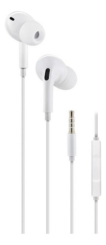 Auriculares In Ear Celular Manos Libre Microfono Noga Ng1650 Color Blanco