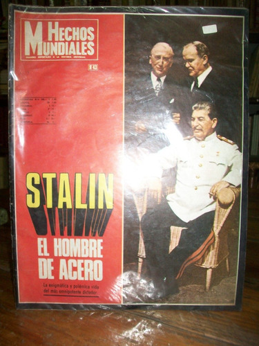 Revista Hechos Mundiales Nº 43 - Stalin El Hombre De Acero