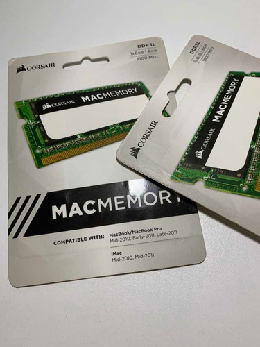 Macmemory Corsair Ddr3l 2x8gb - 1600 Mhz