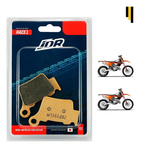 Pastilha De Freio Tras Ktm 300 Jdr Marca Oficial Hard Enduro