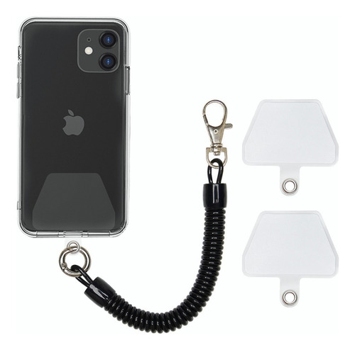 Correa Ajustable Para Celular Teléfono Con Gancho Negro