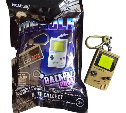 Llavero Nintendo Paladone Consola Game Boy Dorado Chase