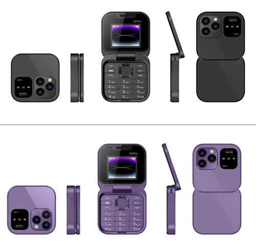S Mini Teléfono Plegable Para Personas Mayores, Recargable, 2 G De Doble Sim
