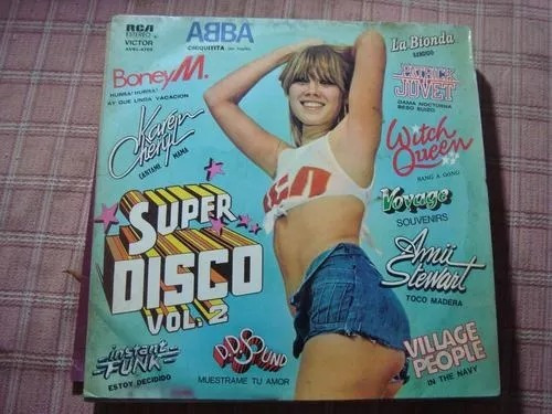 Vinilo Super Disco Vol 2 Voyage La Bionda Abba Bolan C2