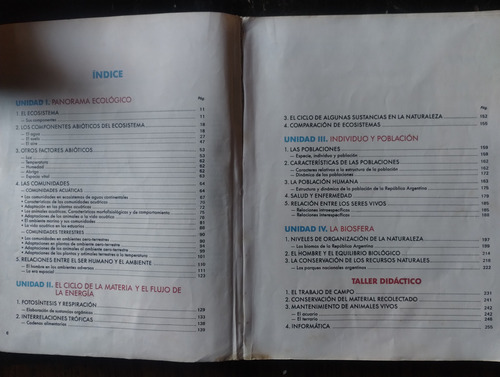 BiologĂa 1 De Pedro Zarur - Plus Ultra, Ed Ampliada 1995 (Usado)