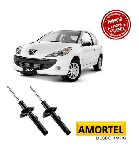 Par De Amortecedor  Peugeot 207 Diant 07/ 13