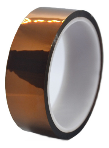 Cinta Adhesiva Kapton Aislante Térmica 30mm X 33mts 