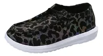 Comprar Zapatos Mujer Casual De Moda Punta Redonda Urbano Dama Cómodo Negro Ligeros