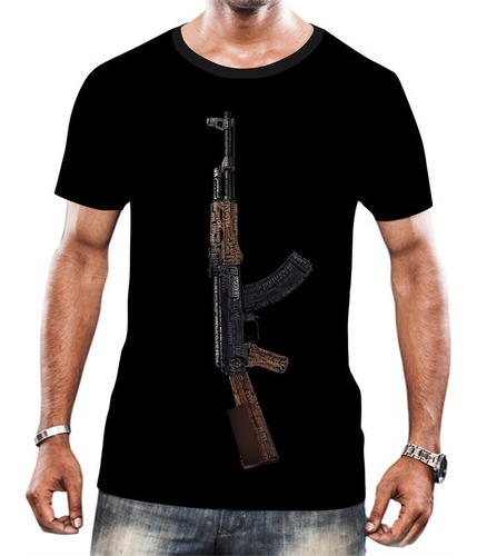 Camisa Camiseta Ak 47 Armas Modelo Russo Armas De Guerra 6