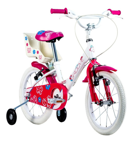 Imagem 2 de 7 de Bicicleta Infantil Groove My Bike Aro 16 Branca 4-8 Anos